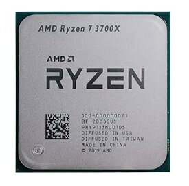 【中古】AMD Ryzen 7 3700X R7 3700X 3.6 GHz 8コア 16スレッド CPUプロセッサー 65W 7NM L3=32M 100-000000071 ソケット AM4 ファンなし