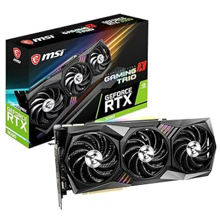 楽天市場】【中古】MSI GeForce RTX 3090 GAMING X TRIO 24G 