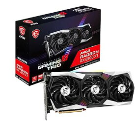 【中古】MSI Radeon RX 6900 XT GAMING X TRIO 16G グラフィックスボード VD7547