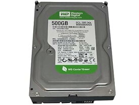 【中古】Western Digital Caviar Green WD5000AACS 500GB 5400~7200RPM 16MBキャッシュ SATA 3.0Gb/s ハードドライブ