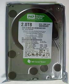 【中古】Western Digital Caviar Green 2TB 3.5フィート 32MB SATA-300 (WD20EADS) 2000GB ハードドライブ
