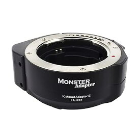 【中古】MonsterAdapter LA-KE1 電子マウントアダプター (ペンタックスKマウントレンズ → ソニーEマウント変換)