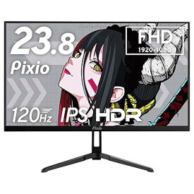 【中古】Pixio PX246 Wave ゲーミングモニター 23.8インチ 黒 ブラック FHD 120Hz IPS ピクシオ HDMI VGA 4ms PS5