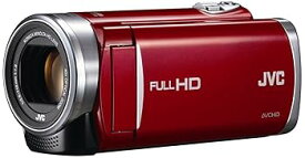 【中古】JVCKENWOOD JVC ビデオカメラ EVERIO GZ-E225 内蔵メモリー 8GB レッド GZ-E225-R