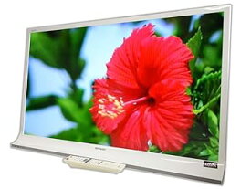 【中古】シャープ 40V型 フルハイビジョン 液晶テレビ ホワイト AQUOS LC-40J9-W