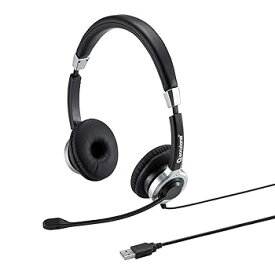 【中古】［非常に良い］サンワサプライ ノイズキャンセリングマイク付きUSBヘッドセット(両耳タイプ) MM-HSU15ANC