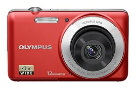 【中古】OLYMPUS デジタルカメラ VG-110 レッド 1200万画素 広角27mm 光学4倍ズーム VG-110 RED