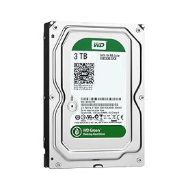 【中古】WD HDD 内蔵ハードディスク 3.5インチ 3TB Green WD30EZRX-1TBP / Intellipower / SATA 6Gb/s / 2年保証