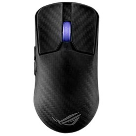 【中古】ASUS ROG Harpe Ace Extreme カーボンファイバー製ゲーミングマウス / 47g超軽量 / 有線USB / 低遅延2.4 GHz RF/Bluetooth / 42,000dpi / 8000Hz