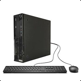 【中古】Lenovo ThinkCentre M72e スモールフォームファクター (SFF) ビジネスデスクトップ、Intel クアッドコア、220CPU、8GB DDR3 RAM、120GB SSD、DVD