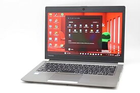 【中古】良品 フルHD 13.3インチ TOSHIBA DYNABOOK R63JEC4447AD11 Windows11 高性能 七世代Core i5-7200U 8GB 爆速256GB-SSD カメラ リカバリ Of