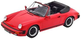 【中古】KK scale 1/18 ポルシェ 911 SC Cabriolet 1983 red with Softtop 完成品