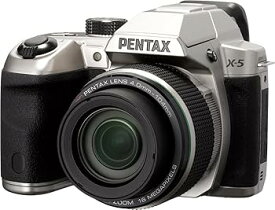 【中古】Pentax X-5 silver 16 Digital Camera with 26x Optical Image Stabilized Zoom with 3-Inch LCD (Silver) by Pentax