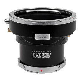 【中古】Fotodiox Pro TLT ROKR - Tilt/Shift Lens Mount Adapter Compatible with Pentax 6x7 (P67, PK67) Mount SLR Lenses to Nikon Z-Mount Mirrorle