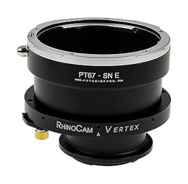 【中古】RhinoCam Vertex Rotating Stitching Adapter, Compatible with Pentax 6x7 (P67) Mount SLR Lens to Sony Alpha E-Mount Mirrorless Cameras