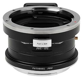 【中古】Fotodiox Pro レンズマウントシフトアダプター - Pentax 645 (P645) マウントレンズから富士フイルムGマウント(GFX)ミラーレスカメラボディに対
