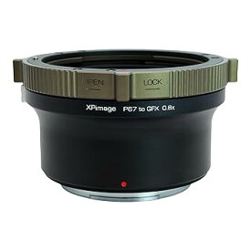 【中古】XPIMAGE ペンタックス67レンズを富士フイルムGFXカメラに装着可能な0.8倍光学焦点距離リデューサースピードブースターアダプターリング