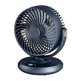 【中古】［非常に良い］サーキュレーター dcモーター 静音 扇風機 16畳 上下左右首振り パワフル送風 リビング 卓上 省エネ 空間循環 換気 衣類乾燥 部屋干し（ブラック