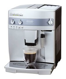【中古】【エントリーモデル】デロンギ 全自動コーヒーメーカー マグニフィカ ミルク泡立て手動 1.8L シルバーESAM03110S