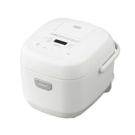 【中古】［非常に良い］アイリスオーヤマ マイコン炊飯器 3合 一人暮らし 9種ヘルシーメニュー 自動メニュー搭載 銘柄炊き分け 軽量カップ付き RC-BMA30-W ホワイト