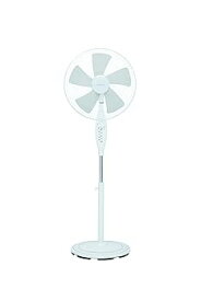 【中古】［非常に良い］【トヨトミ】扇風機 FS-F40P(W) フロア扇 静電気防止加工 首振りモーター 羽根径40cm 3時間切タイマー