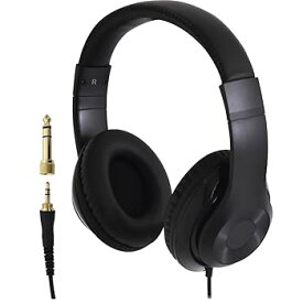 【中古】［非常に良い］CUSTOM TRY CUSTOMTRY カスタムトライ ヘッドホン 密閉型 40mmドライバー HP-CT1 [6.35mmステレオ変換プラグ付属] ブラック