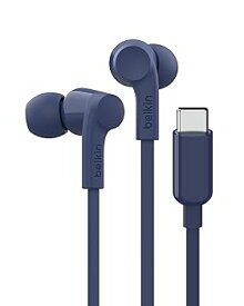 【中古】［非常に良い］Belkin SoundForm 有線イヤホン USB-Cコネクタ付き マイク付きインイヤーイヤホン - iPhone 16、iPad Mini、Galaxy S24、Androidなど用ヘッドホ