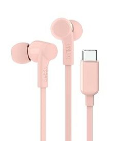 【中古】［非常に良い］Belkin SoundForm 有線イヤホン USB-Cコネクタ付き マイク付きインイヤーイヤホン - iPhone 16、iPad Mini、Galaxy S24、Androidなど用ヘッドフ