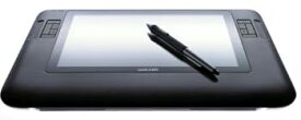 【中古】Wacom 液晶タブレット 薄型17mm、12.1インチ液晶 画面にダイレクトに、ペンで描く Cintiq12WX DTZ-1200W/G0
