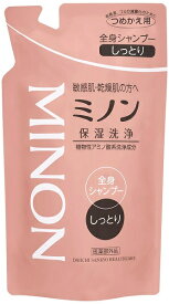 MINON(ミノン) 薬用 全身シャンプー しっとりタイプ 詰替用 (380mL) 【医薬部外品】