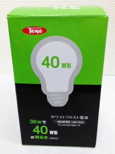 �yT�z TOYO�@���M�d���@�t���X�g�@40�`�@ E26�����@LW100V36W �@(1��)