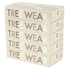 【在庫処分】 TREE WEAR BOX ティシュ (130W×5P) 箱 ティッシュペーパー