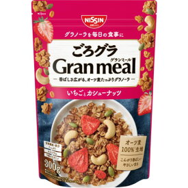 【在庫処分】 賞味期限：2027年3月31日 日清 ごろグラ グランミール いちごとカシューナッツ (300g) グラノーラ