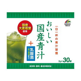 【A】 おいしい国産青汁+乳酸菌 (3g×30袋)