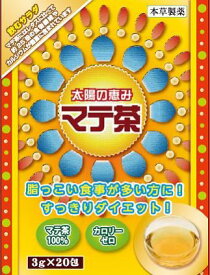 本草製薬　マテ茶[60g]　1箱　太陽の恵み　マテ茶100％　ティーパック　カロリーゼロ
