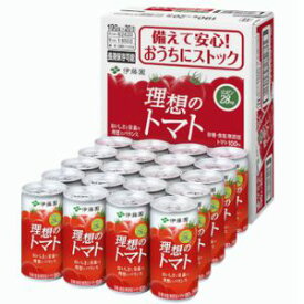 【20本セット】 伊藤園 理想のトマト (190g×20本入) 缶 野菜ジュース