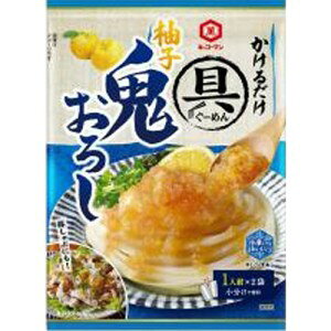 【在庫処分】賞味期限:2027年7月30日キッコーマン 具麺 柚子鬼おろし (84g) うどん たれ