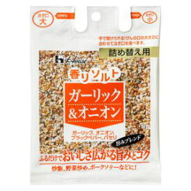 ハウス 香りソルト ガーリツク＆オニオン 袋 詰替 (39g) 調味料