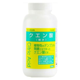 大洋製薬 食品添加物 クエン酸 無水 (500g) 植物性のデンプンを発酵させて作ったクエン酸