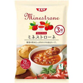清水食品 SSK Daily Soup ミネストローネ (160g×3袋入) パウチ スープ