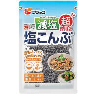 フジッコ 減塩 塩こんぶ 超徳用袋 (120g) 塩こんぶ