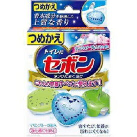 【※】 アース製薬 セボン タンクにおくだけ つめかえ フレッシュソープ＆ムスク (25g×1個) トイレ用洗浄剤