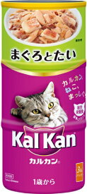 【J】 カルカン ハンディ缶 1歳から まぐろとたい (160g×3缶入) キャットフード ウェット プレミアム 猫用 ペット