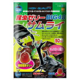 【J】 インセクトランド 昆虫ゼリー サムライ BIG48 (16g×50個入) クワガタ虫 カブト虫 飼育用 エサ 餌