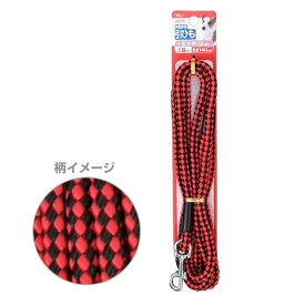 【J】 ターキー DSペットプラス リード08赤黒 小型犬用