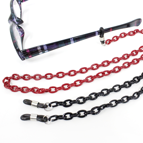 プレゼントに最適☆プラスチックメガネチェーン グラスコード 贈物 メガネ小物 選択 眼鏡