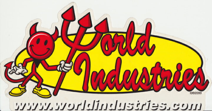 楽天市場】ステッカー【WORLD INDUSTRIES】ワールドインダストリーズ 