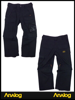 【年末年始ポイント3倍★】【アナログ正規品】【ニューモデル】ANALOGRENDERPANTS(TRUEBLACK)【スノーウエアー】