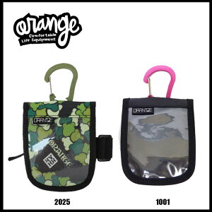 パスケース【オレンジ正規品】ORANGE pass case - MR カラビナ付き【パスケース】【あす楽対応】スポーツ・アウトドア ウインタースポーツ アクセサリー リフト券ホルダー