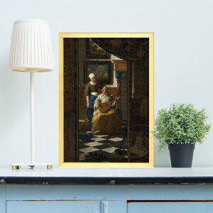 恋文 ヨハネス・フェルメール 0113 ジグソーパズル パズル 300ピース 程 ジグソー おしゃれ 名画 遊ぶ オフライン 子供 高齢者 難易度 難しい 人気 インテリア 安い コツ プレゼント ギフト イ